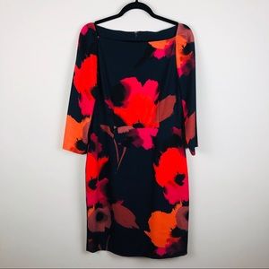 Sold!! Alex Marie Floral Orange Dress